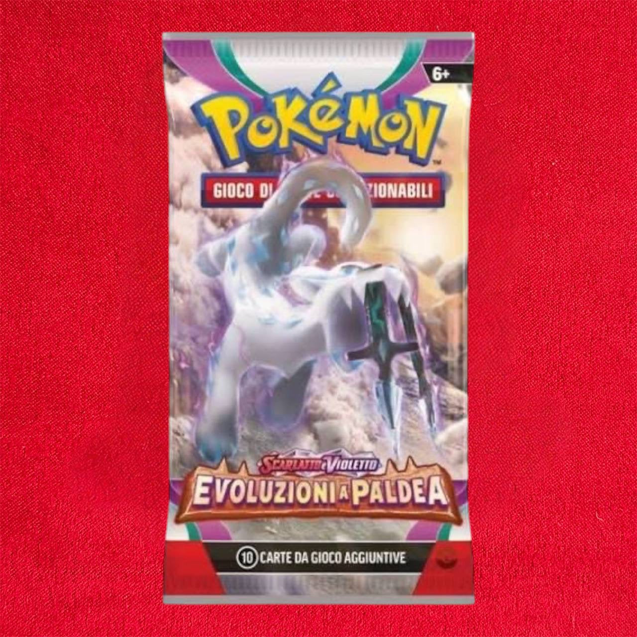 1 x Evoluzione a Paldea Bustina Carte Pokémon - Artwork casuale - ITALIANO