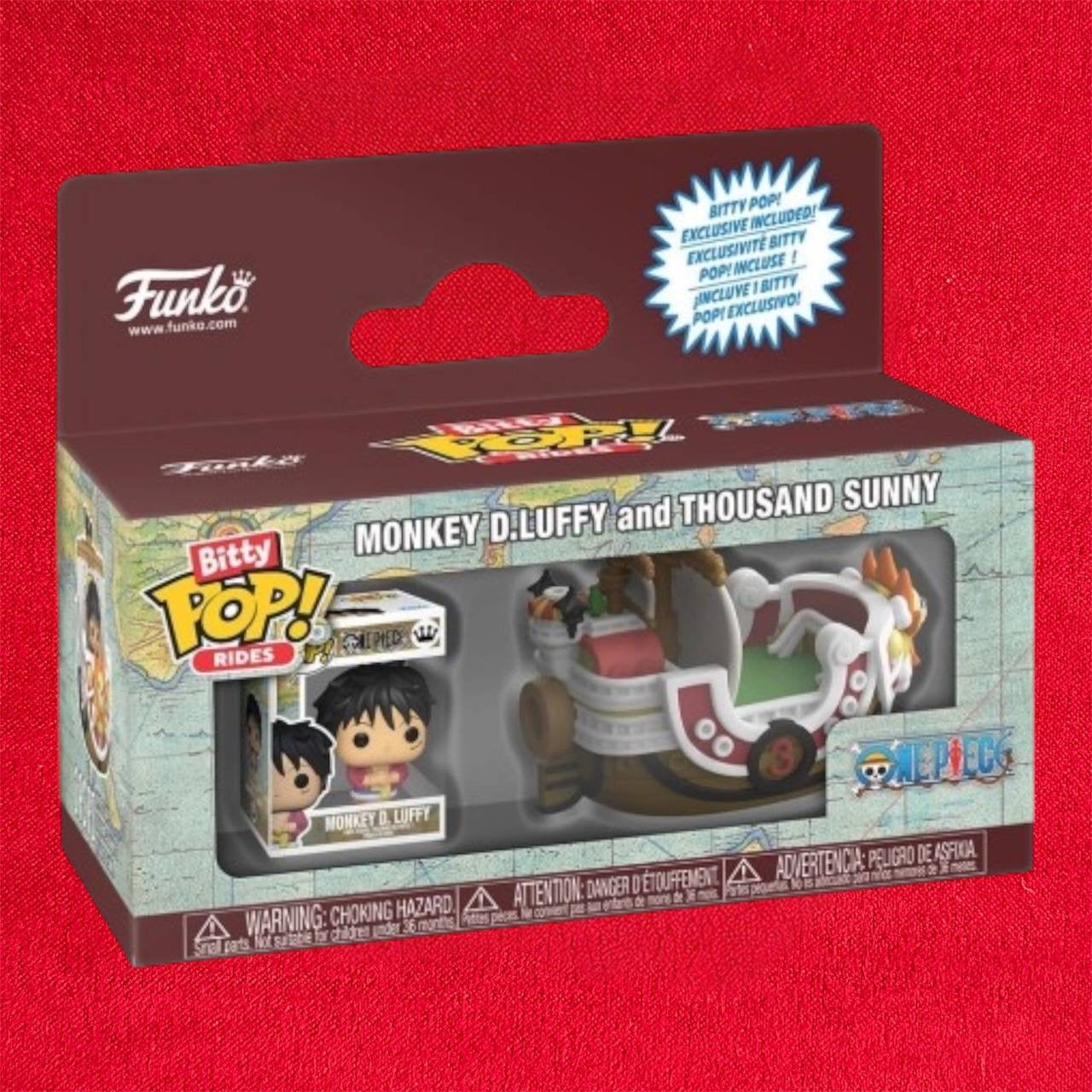 One Piece Bitty POP! Ride Vinyl Figure Thousand Sunny Luffy 2,5 cm