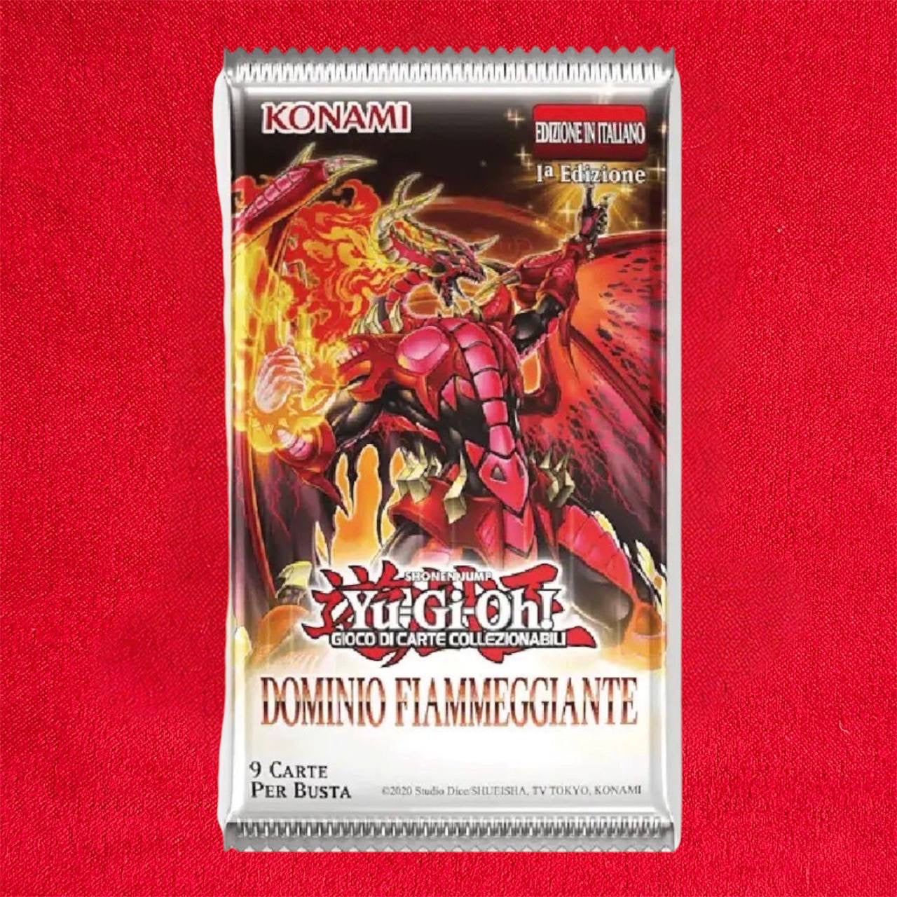 Yu-Gi-Oh! - Dominio Fiammeggiante x 1 Busta - 1a Edizione - ITA