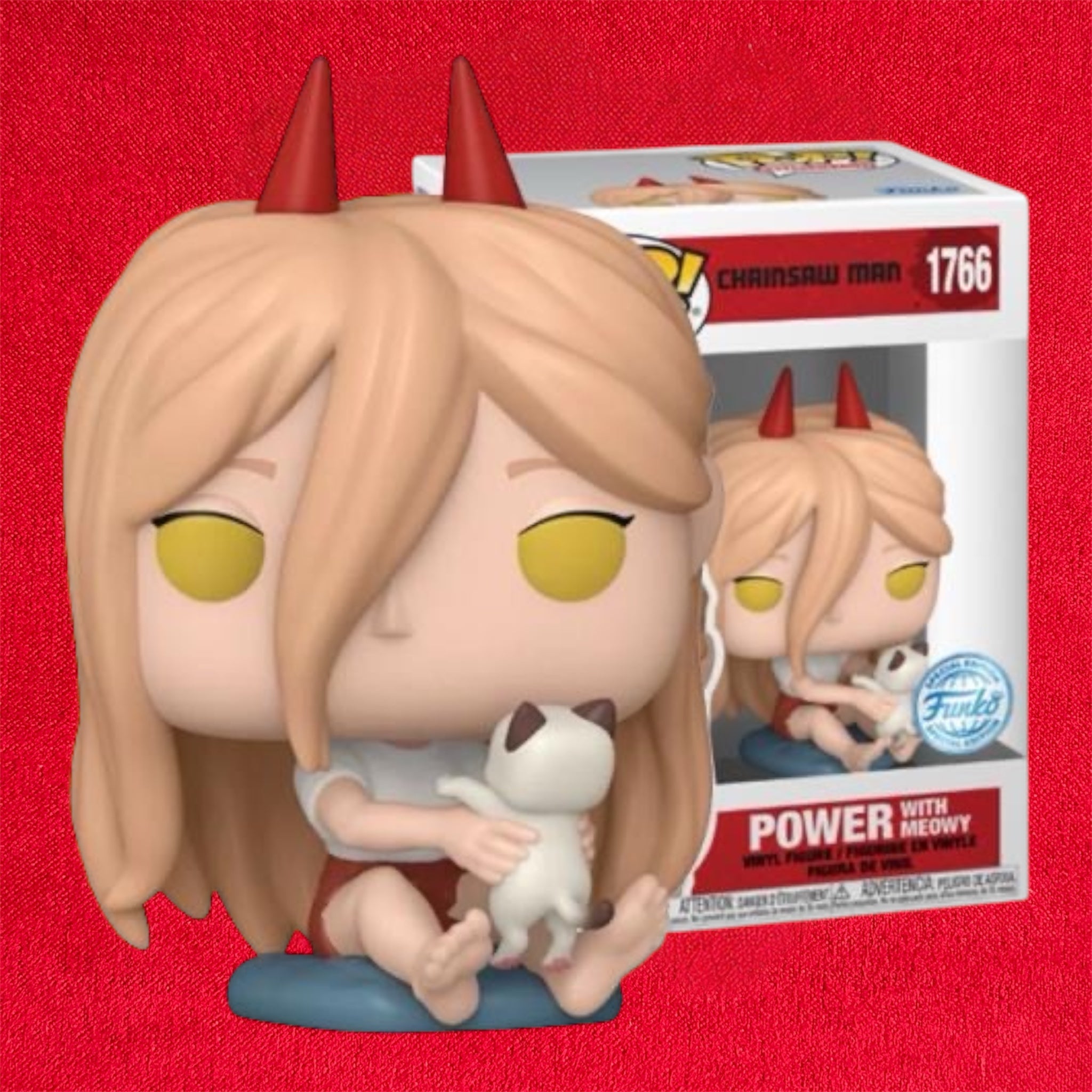 Funko Pop! Chainsaw Man: Power W/Meowy (1766) EXM
