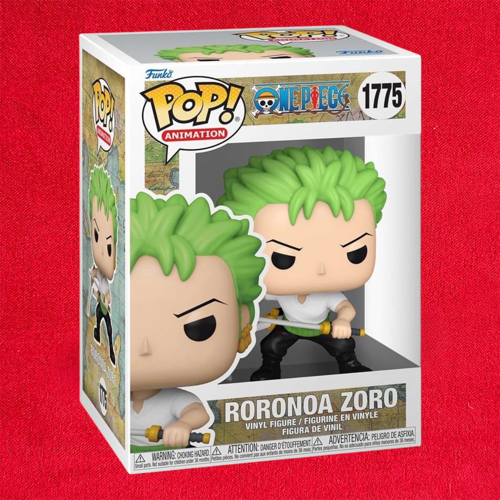 One Piece POP! Animation Vinyl Figures Zoro (Refresh) 9 cm