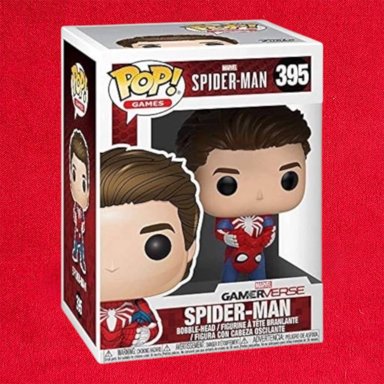 Spider-Man POP! Games Vinyl Figure Unmasked Spider-Man 9 cm