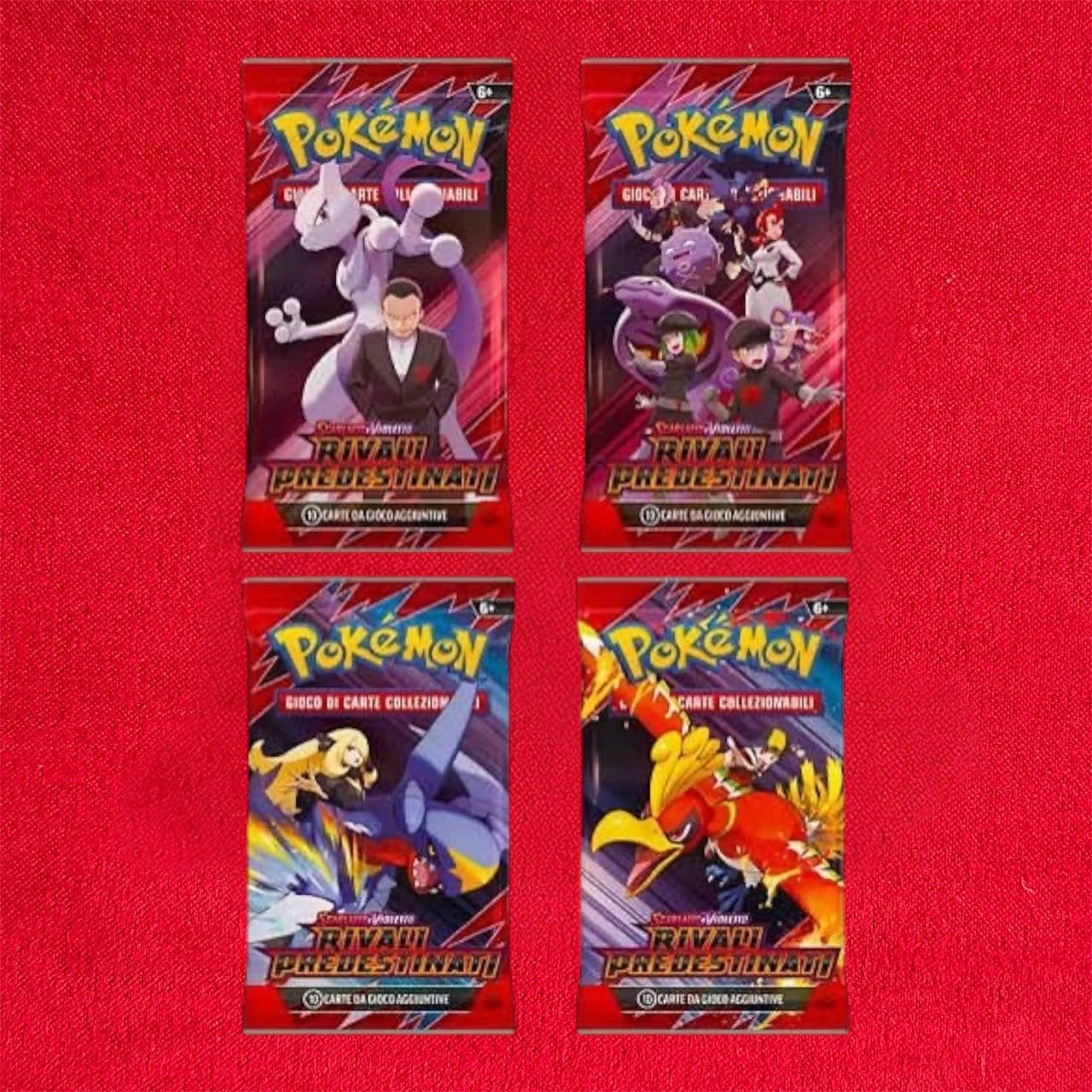 1 x Rivali Predestinati Bustina Carte Pokémon - Artwork casuale