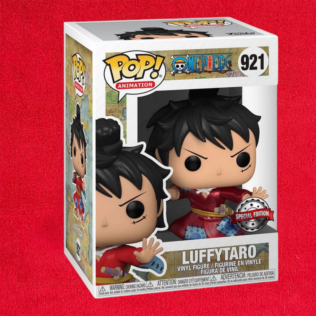 One Piece POPI Television Vinyl Figure Luffy in Kimono 9 cm Metallic Special Edition