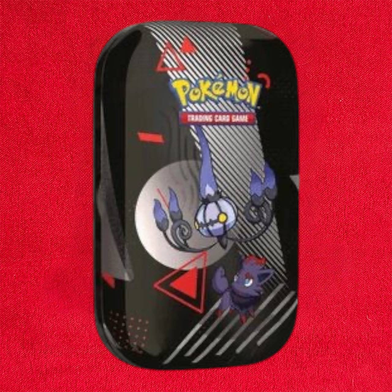 Mini Tin Pokémon Luce Nera e Fuoco Bianco x 1 - Artwork casuale