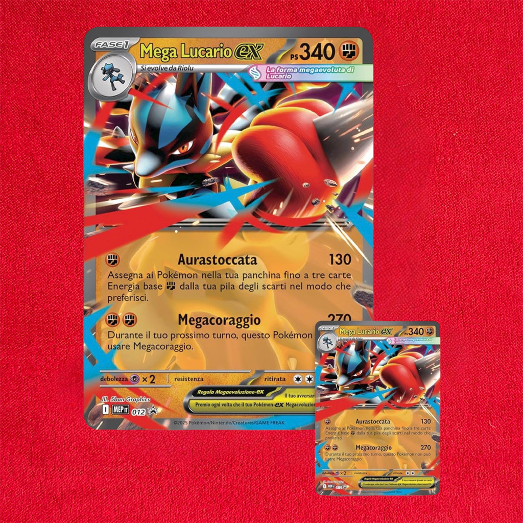 Pokemon - Megaevoluzione - Collezione con Statuina
Mega Lucario-EX - ITA
