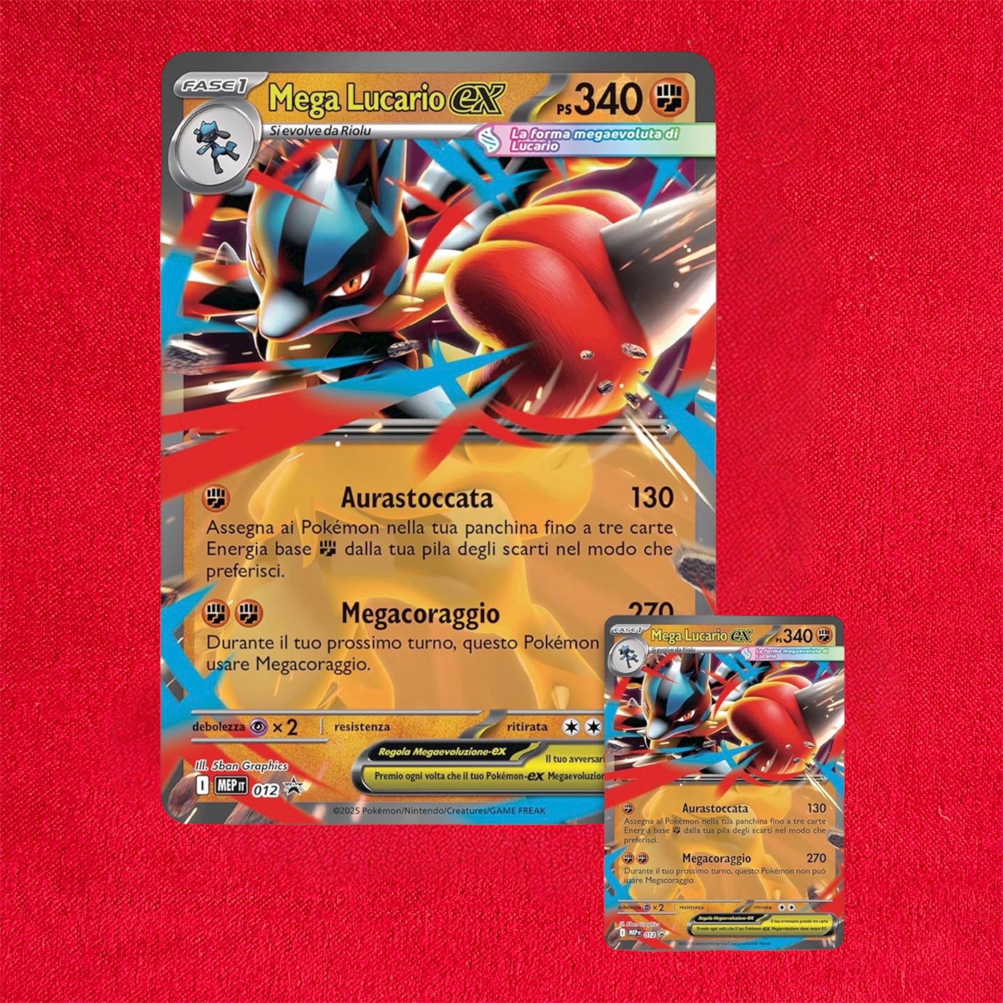 Pokemon - Megaevoluzione - Collezione con Statuina
Mega Lucario-EX - ITA