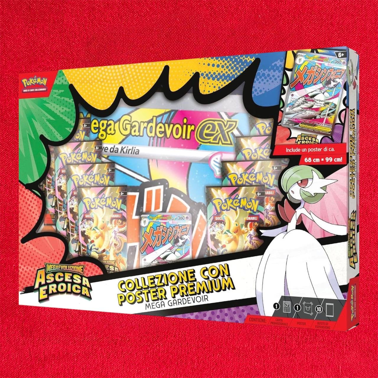 Pokemon ITA MEGAEVO Ascesa Eroica Collezione Poster Gardevoir