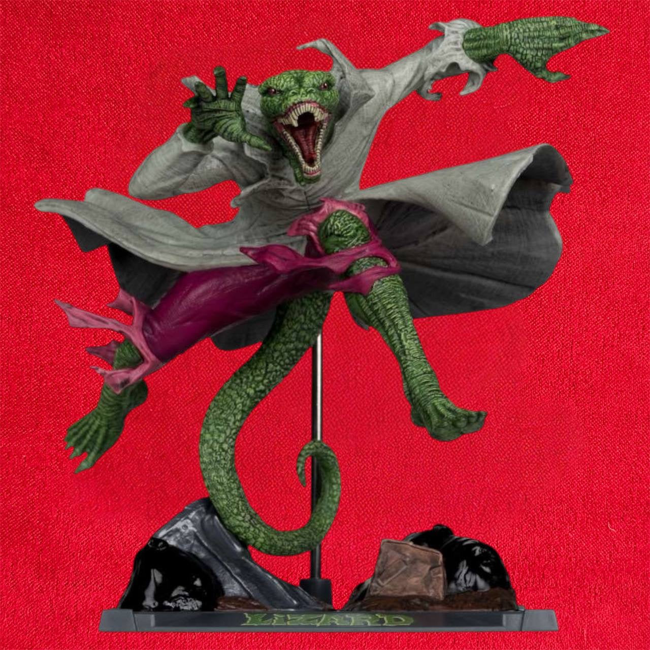 St Marvel Collection: Spiderm-Man the Lizard 18 cm