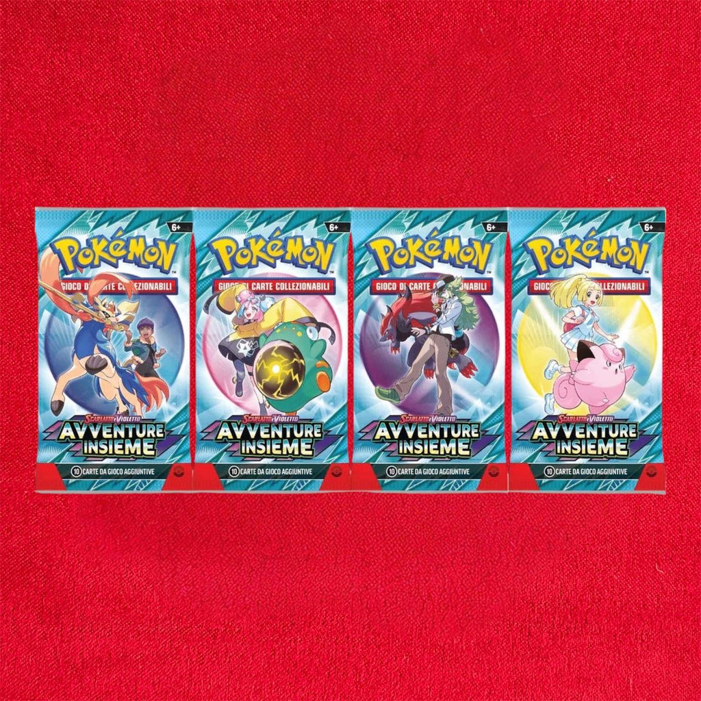 1 x Avventure Insieme Bustina Carte Pokémon - Artwork casuale