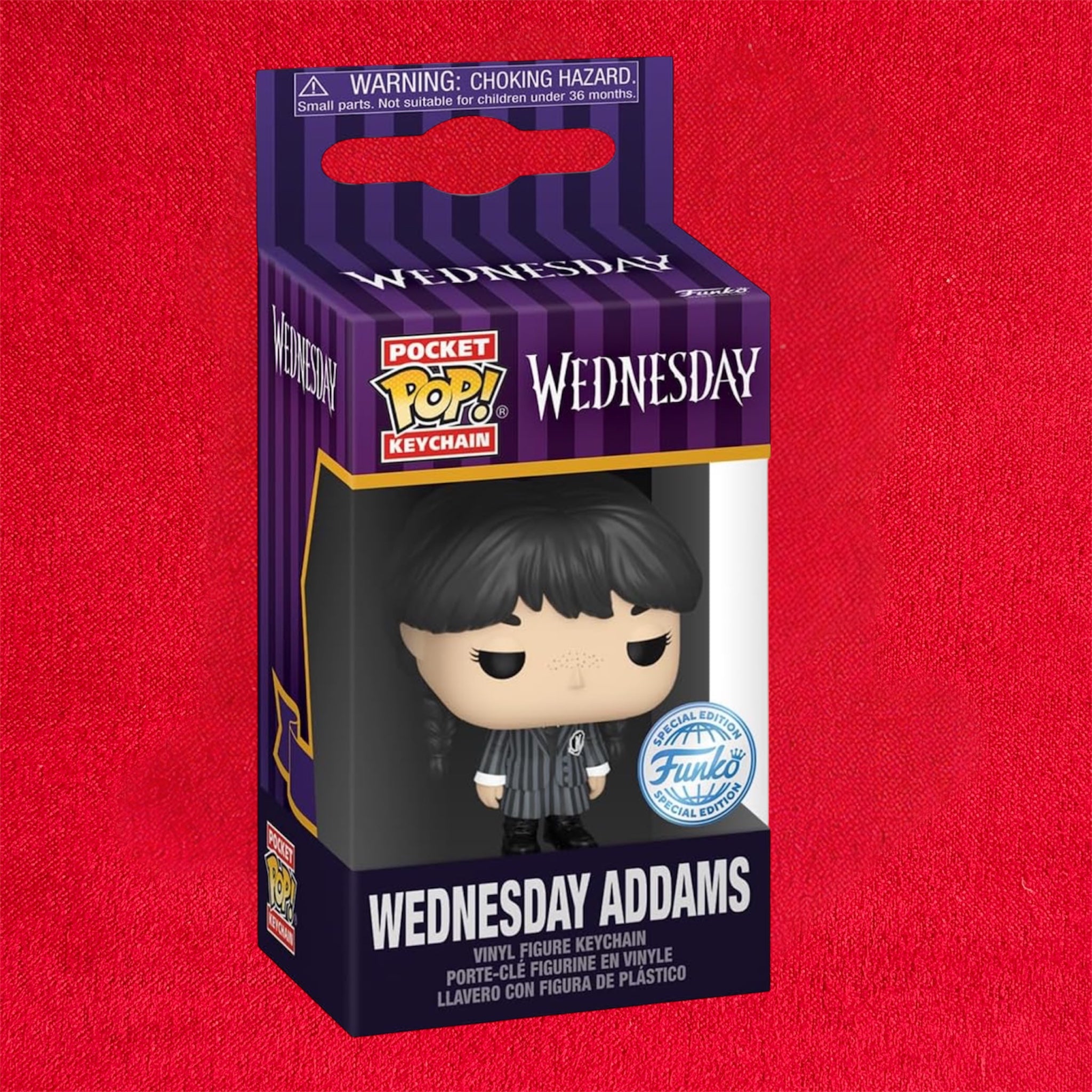Portachiavi Wednesday POP! Vinyl Keychains Wednesday Addams 4 cm