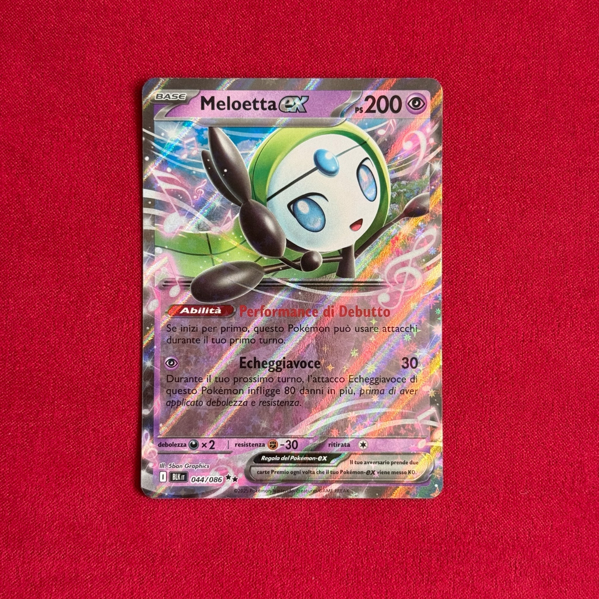 Meloetta EX 044/086 (Luce Nera)