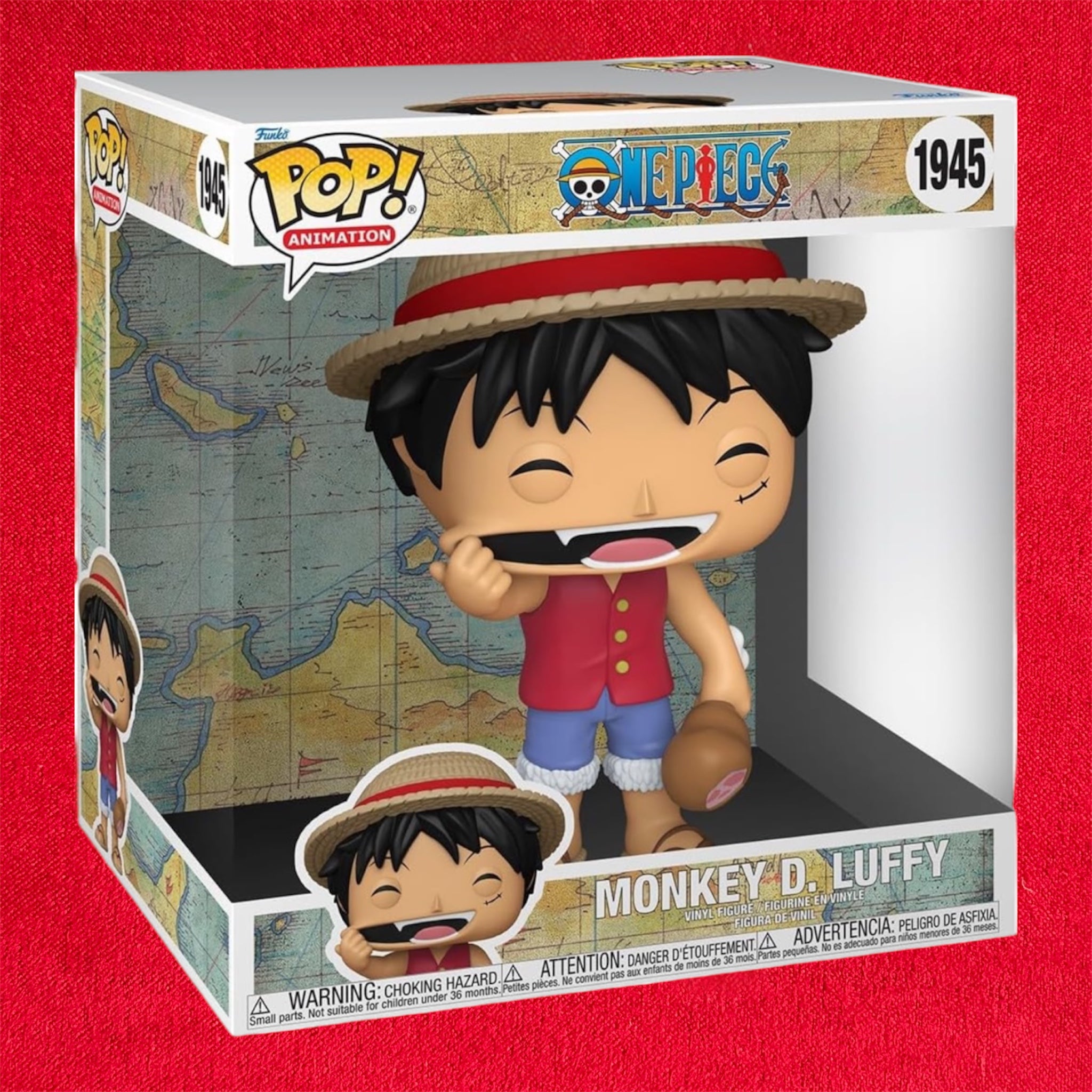 One Piece POP! Animation Vinyl Figures Luffy (Refresh) 9
cm