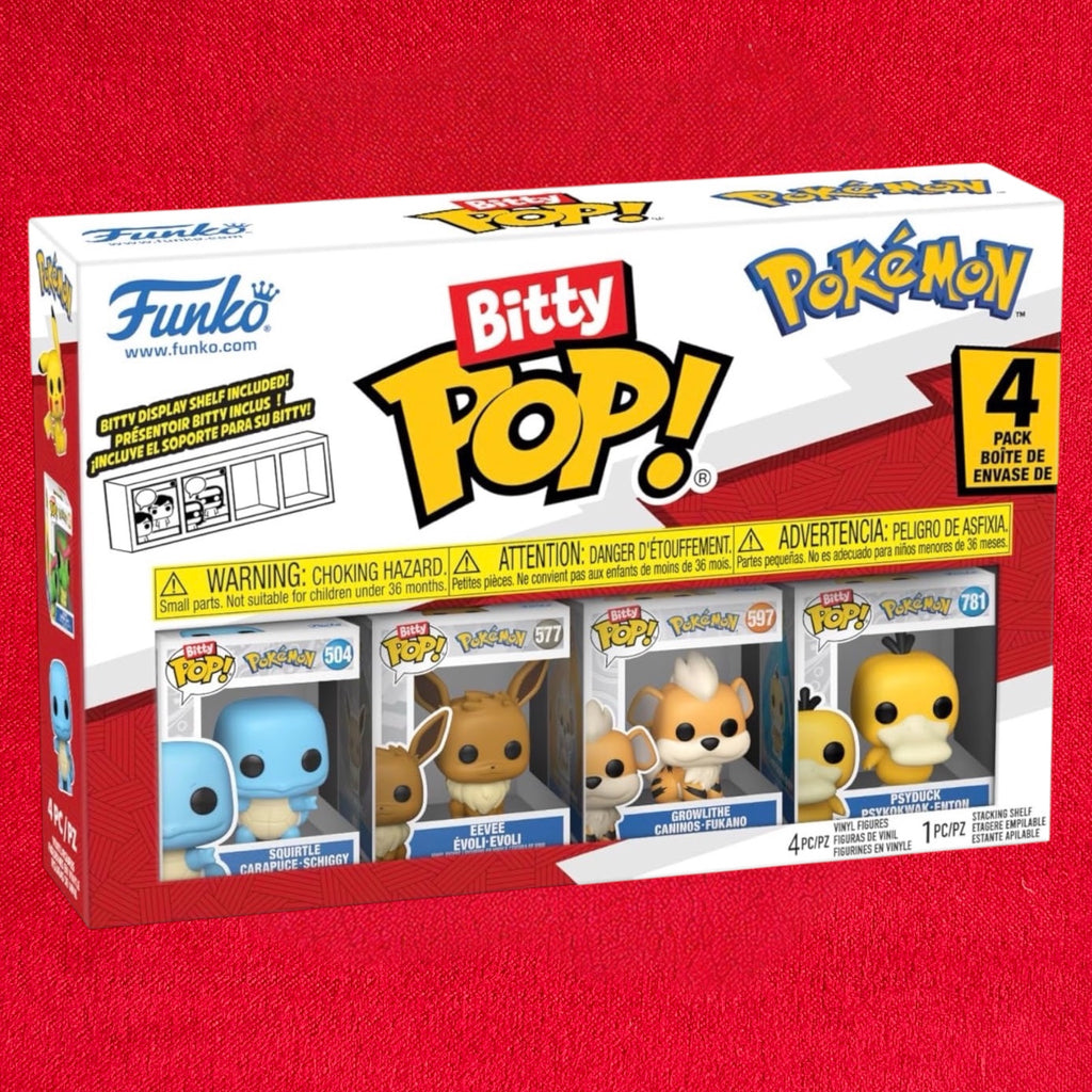 Bitty Pokemon POP! Vinyl Figure
4-Pack Series Squirtle 2,5 cm