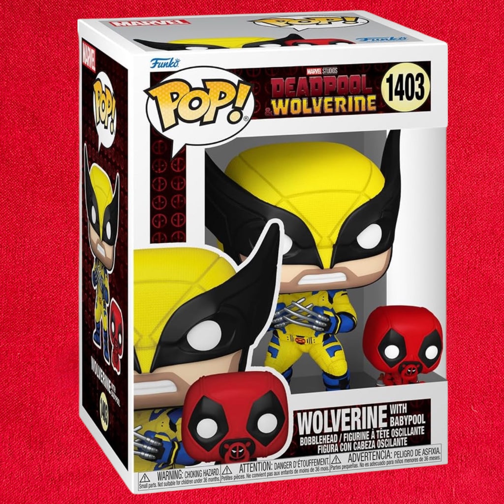 Deadpool and Wolverine POP! Marvel Viny!
Figure Wolverine and Babypool 9 cm
