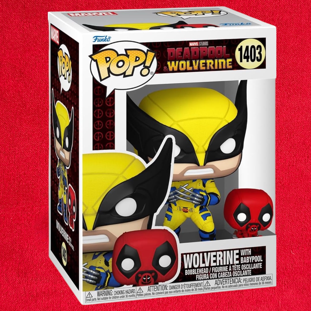 Deadpool and Wolverine POP! Marvel Viny!
Figure Wolverine and Babypool 9 cm