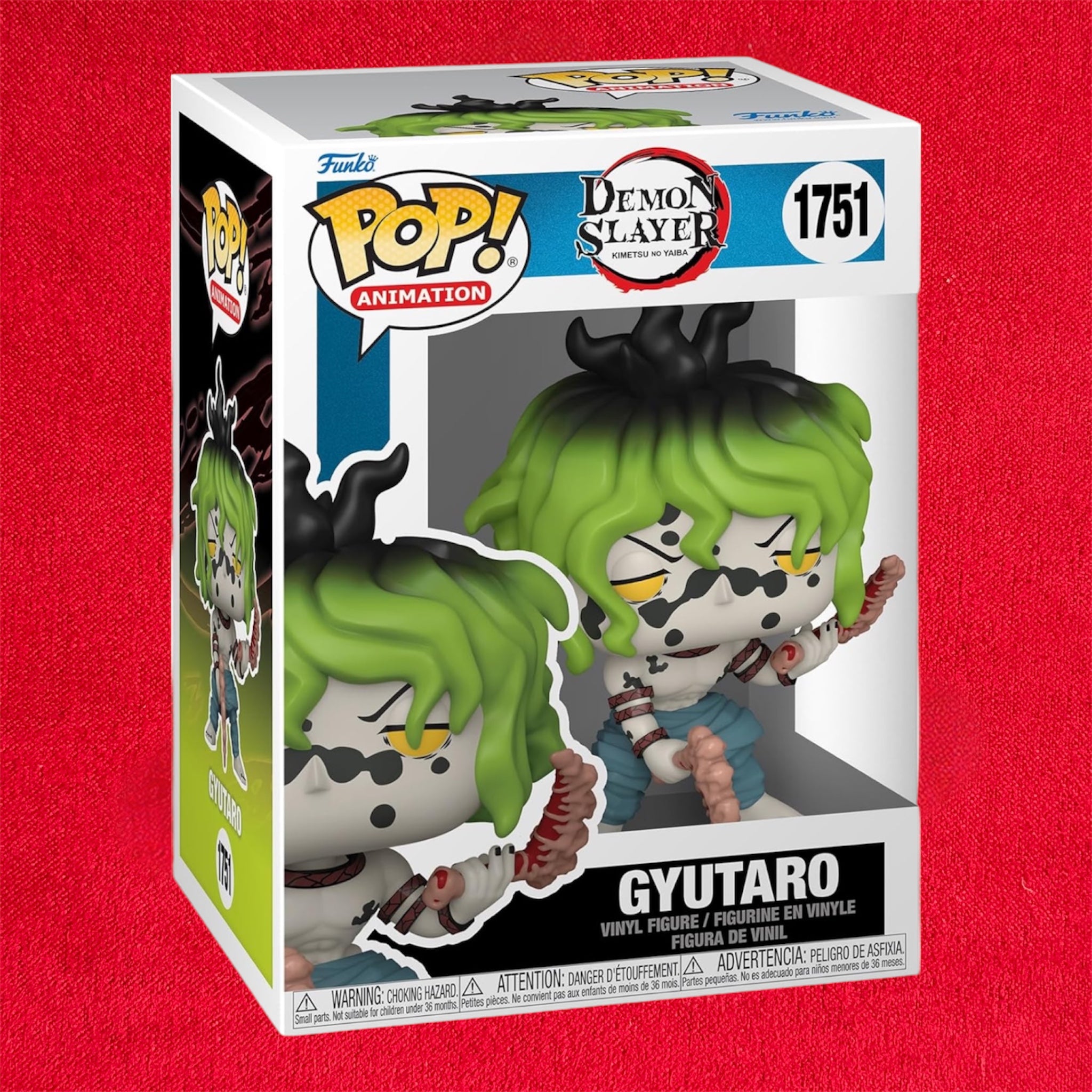 Demon Slayer: Kimetsu no
Yaiba POP! Animation Vinyl Figures Gyutaro 9 cm