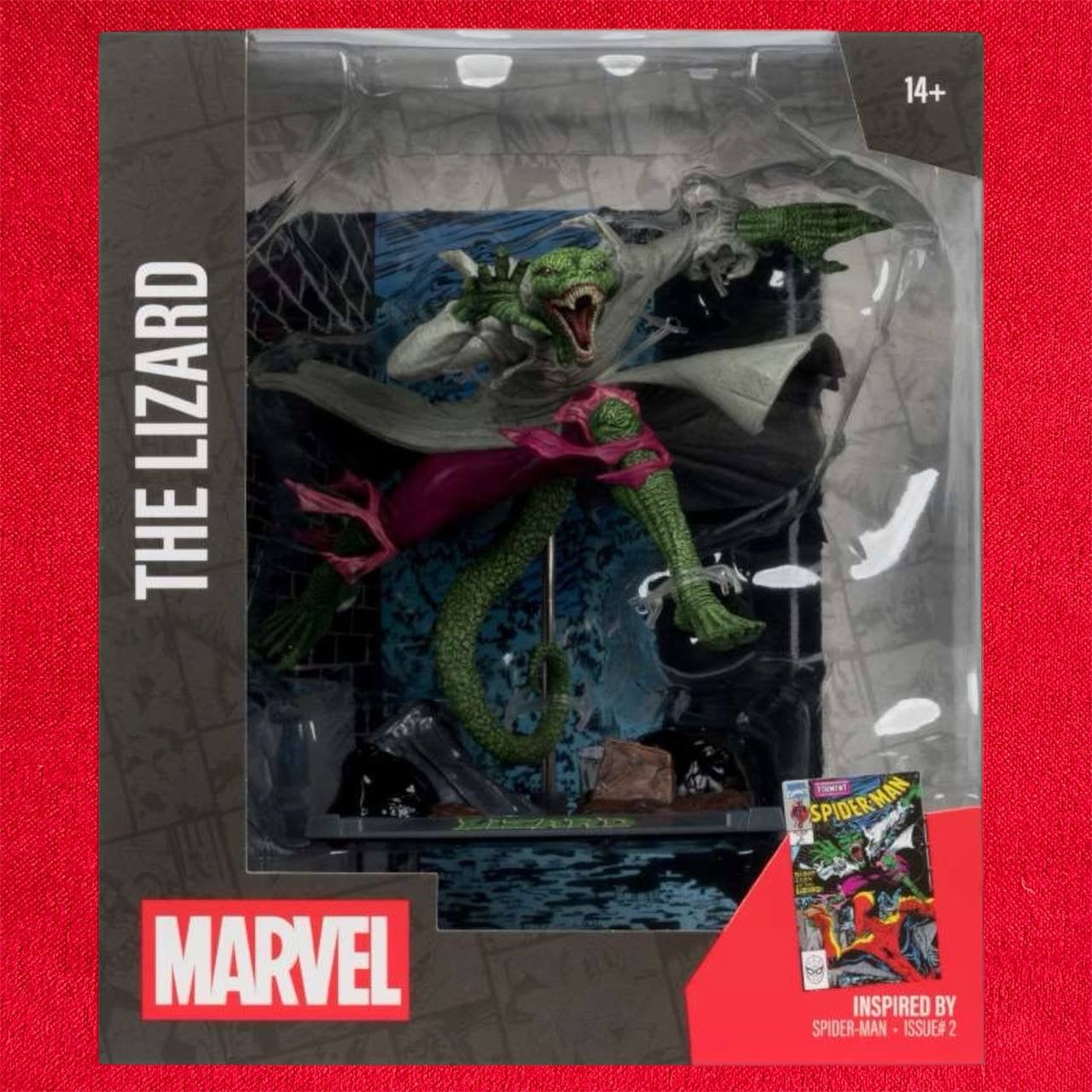 St Marvel Collection: Spiderm-Man the Lizard 18 cm
