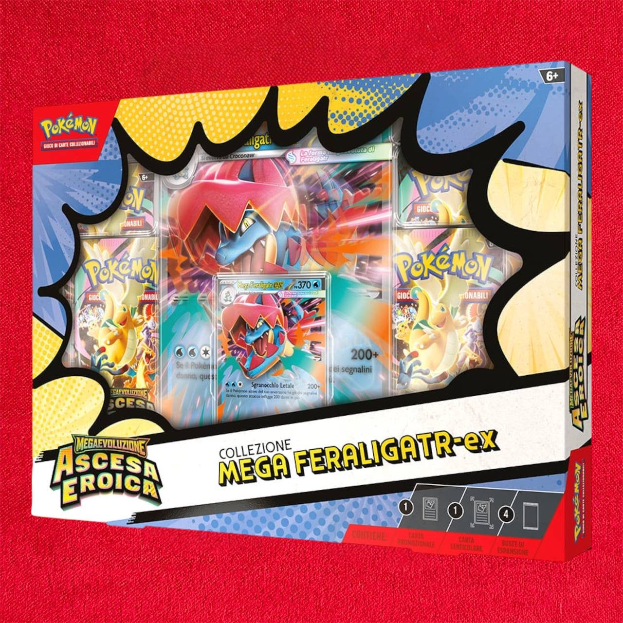 Pokemon Ascesa Eroica Collezione Feraligatr Italiano
