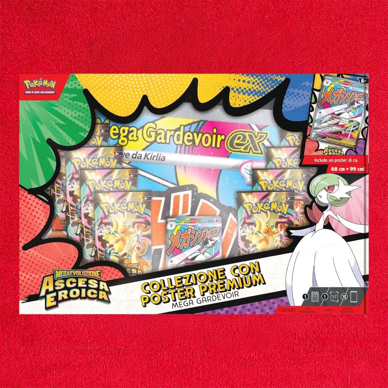 Pokemon ITA MEGAEVO Ascesa Eroica Collezione Poster Gardevoir