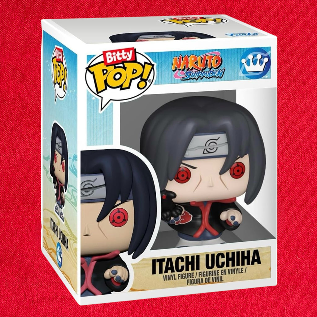 Bitty Naruto
Shippuden POP! Vinyl Figure
Pack da 4 Itachi 2,5 
cm