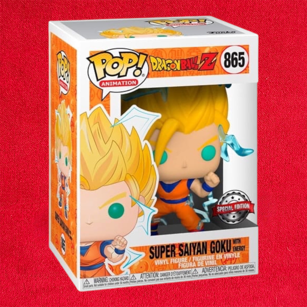 Funko POP! Dragon Ball Z: SS Goku w/Energy EXM