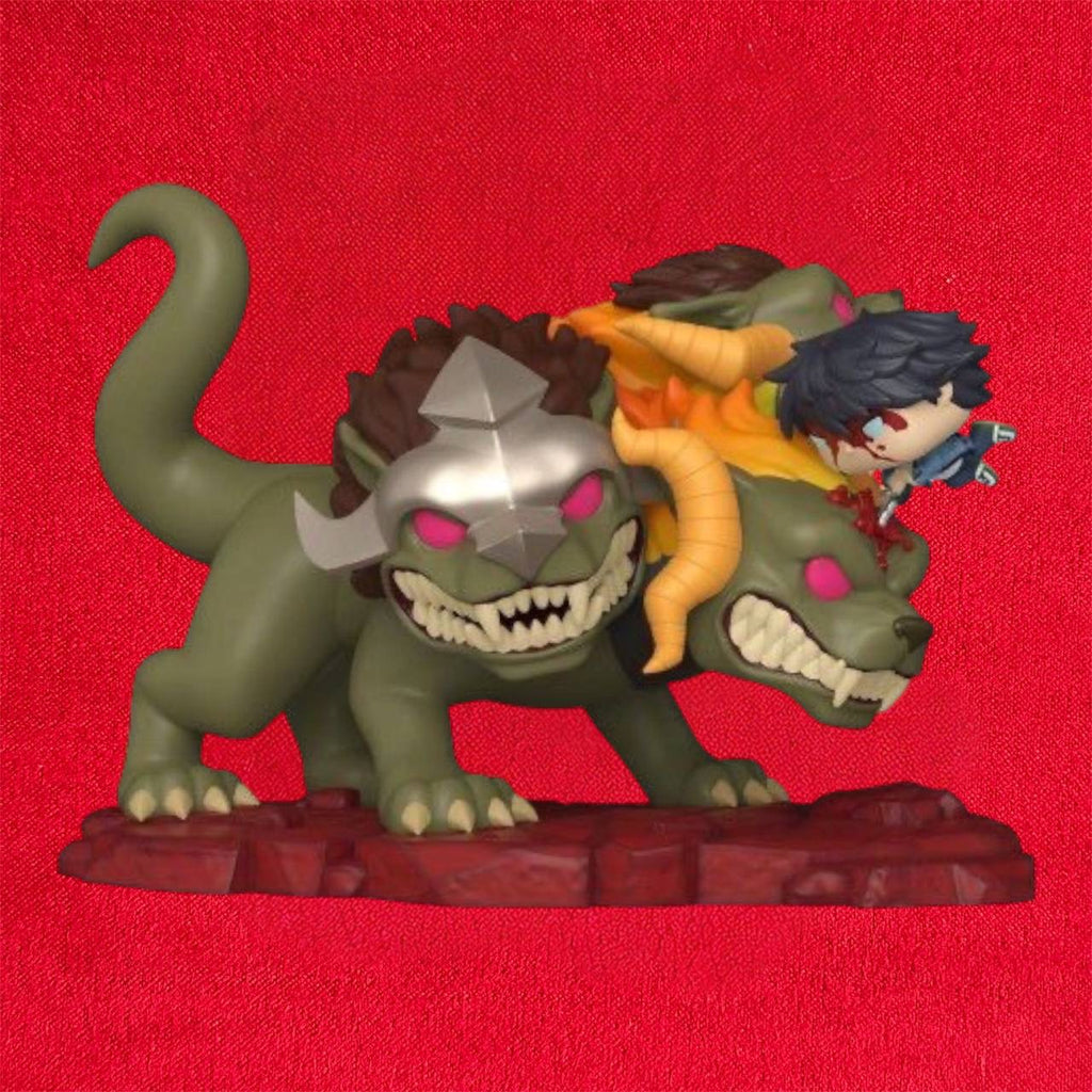 Solo Leveling POP! Deluxe Viny! Figure Jinwoo Vs Cerberus 9 cm