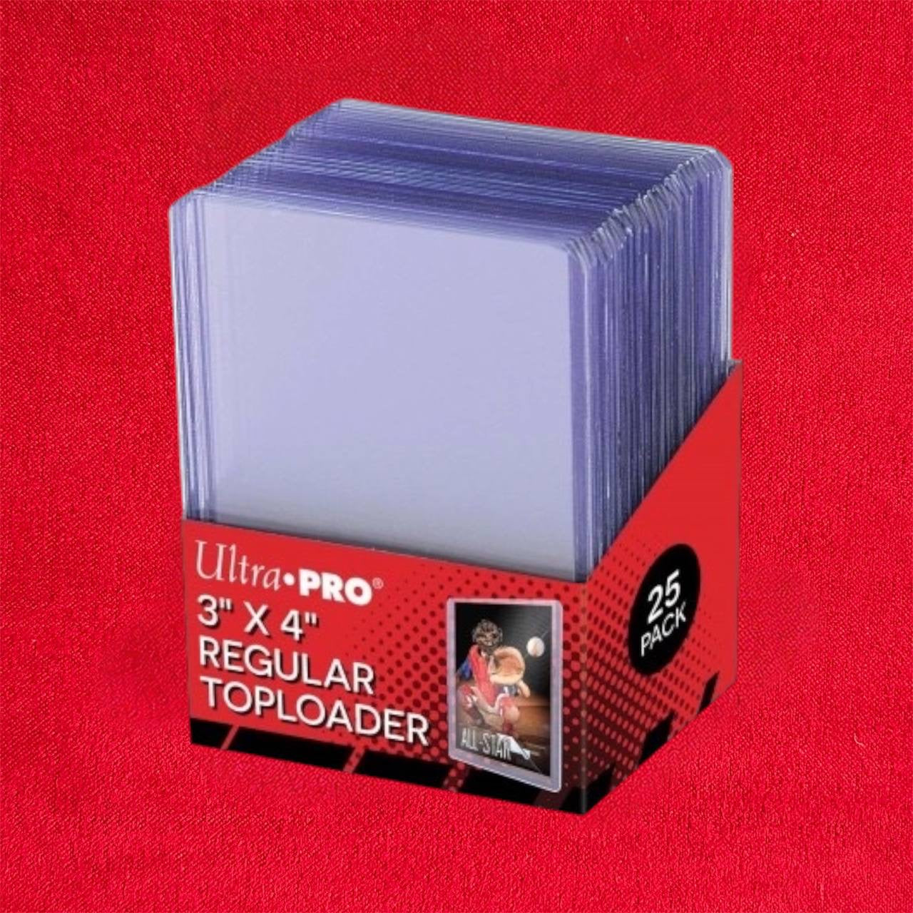 Ultra Pro - Toploader Bordo Trasparente 3"x4" Clear Regular - 25 pezzi
