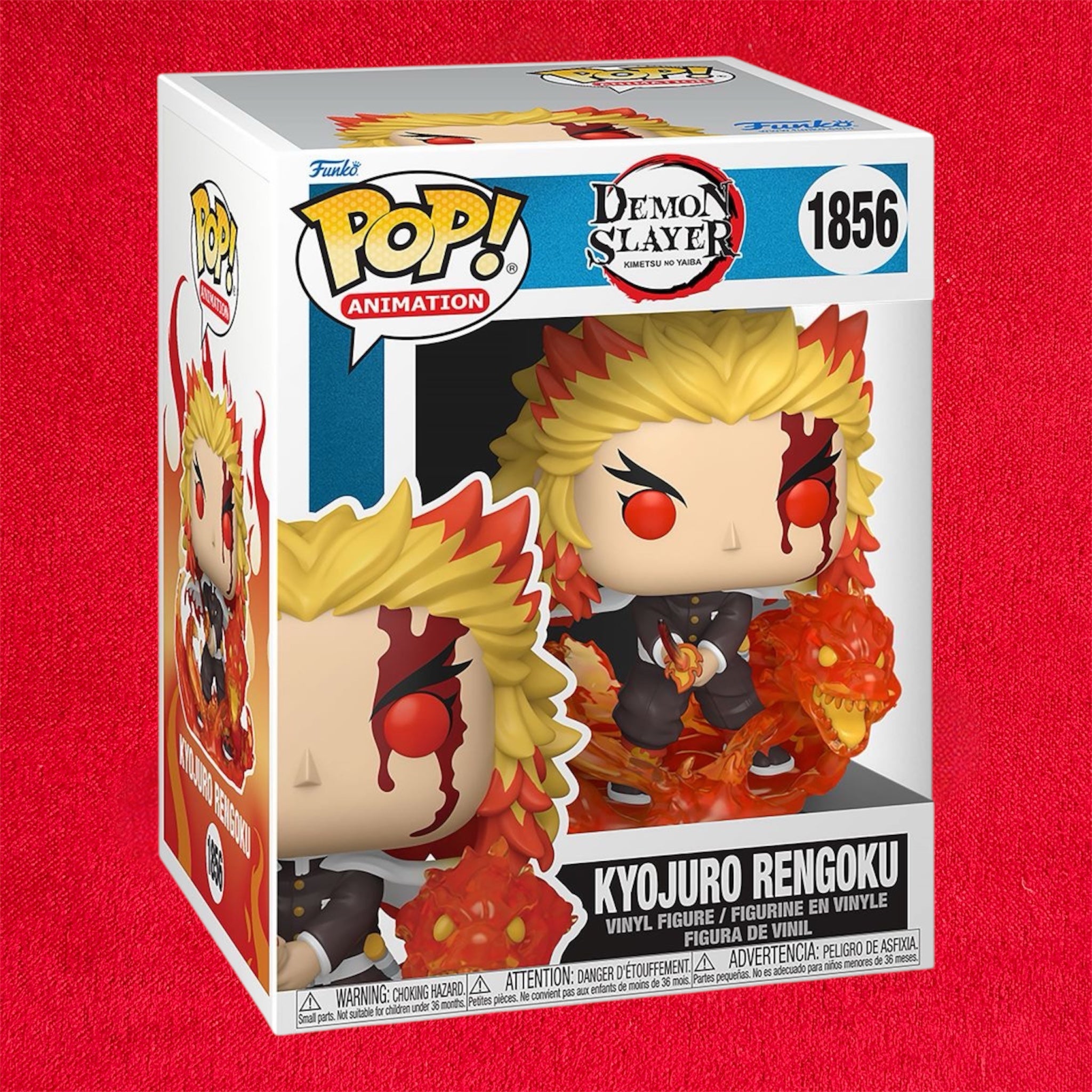Demon Slayer: Kimetsu no Yaiba POP! Animation Vinyl Figure Kyojuro Rengoku 9th form 9 cm