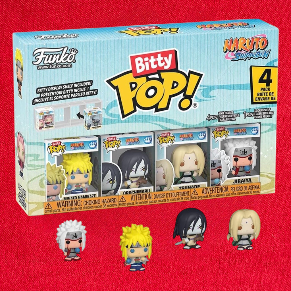 Bitty Naruto
Shippuden POP! Vinyl Figure
Pack da 4 Minato 2,5 
cm