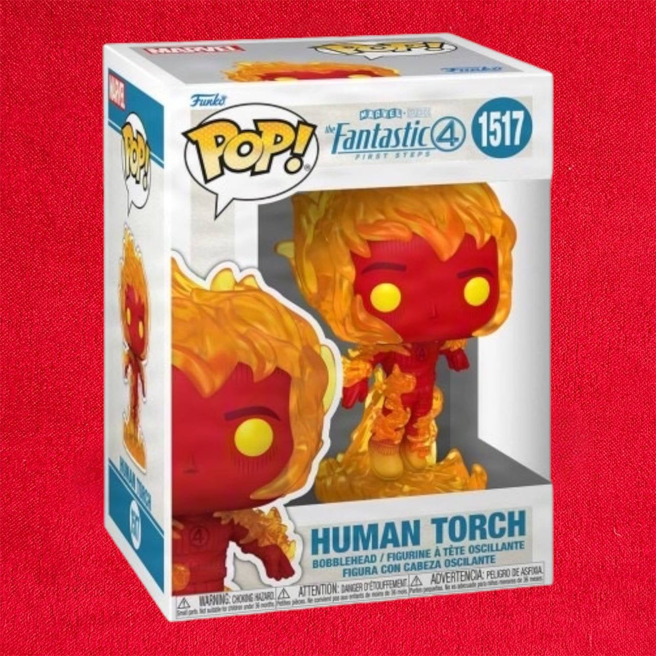 The Fantastic Four: First Steps POP! Marvel Vinyl Figure Human Torch 9 cm