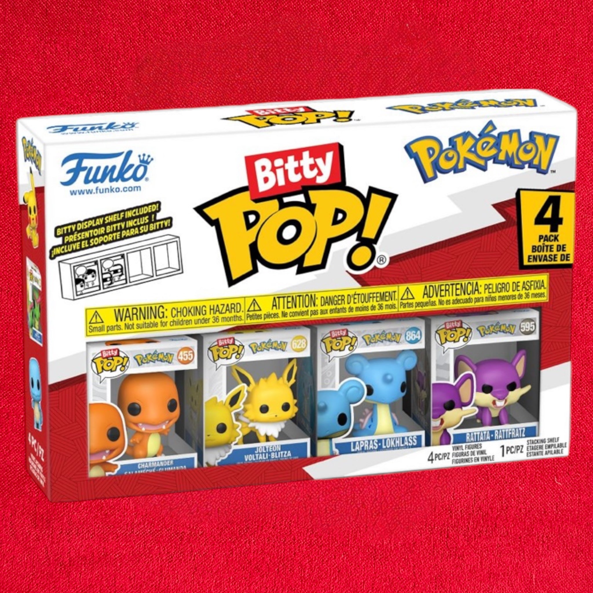 Bitty Pokemon POP! Vinyl Figure
4-Pack Series Charmander 2,5
cm
