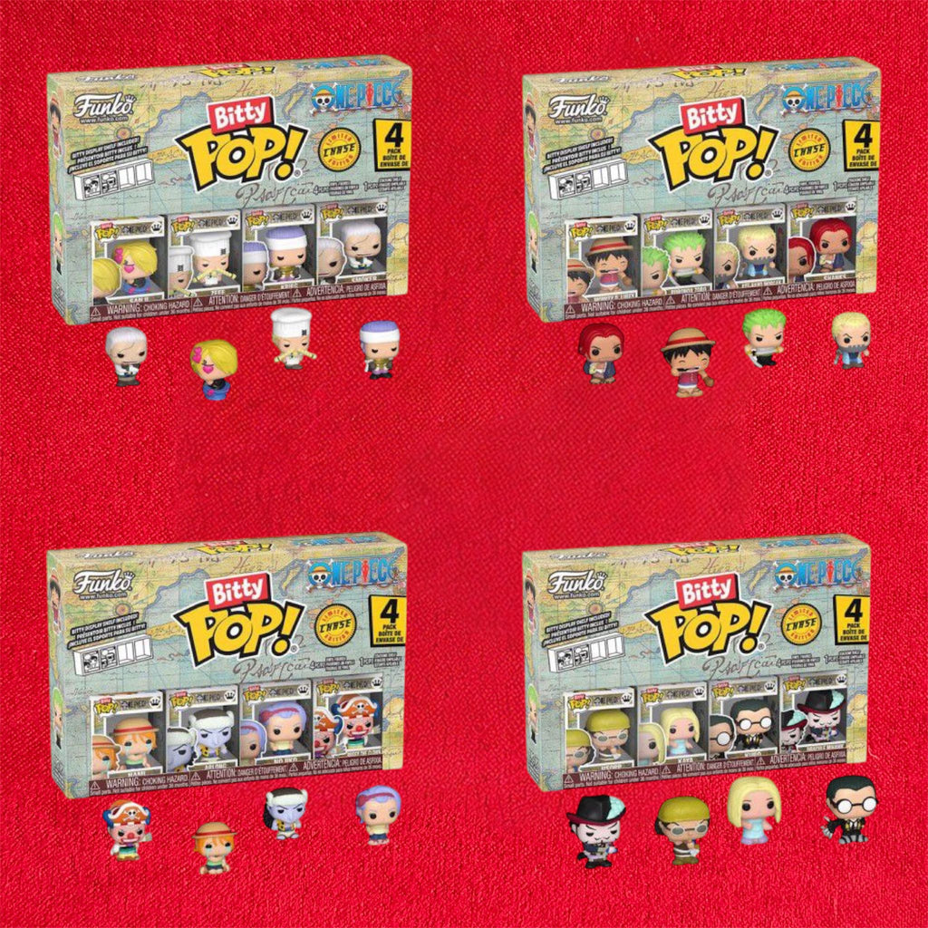 One Piece Funko Bitty Set Completo