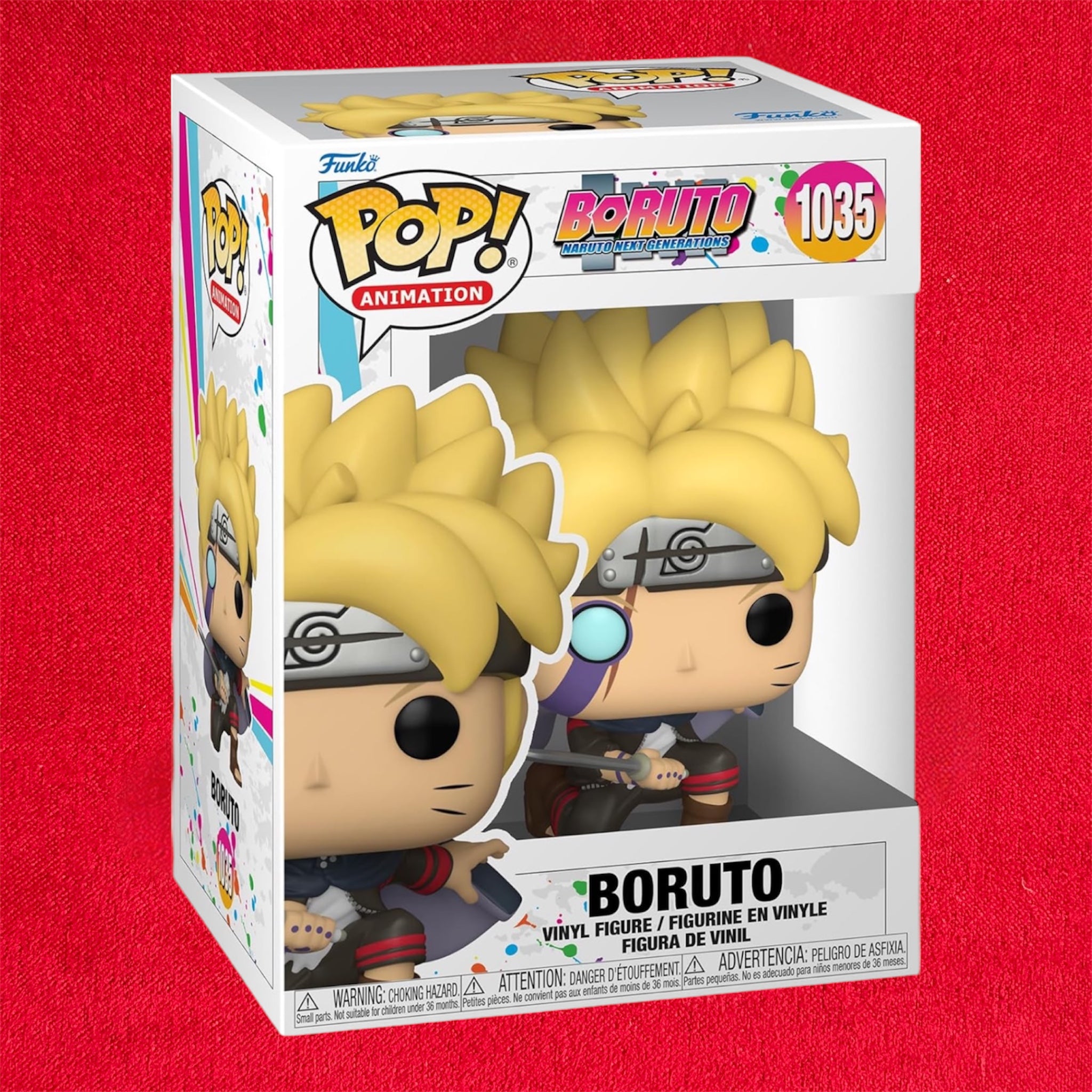 Boruto: Naruto Next
Generations POP! Animation
Vinyl Figure Boruto Uzumaki w/Marks 9 cm