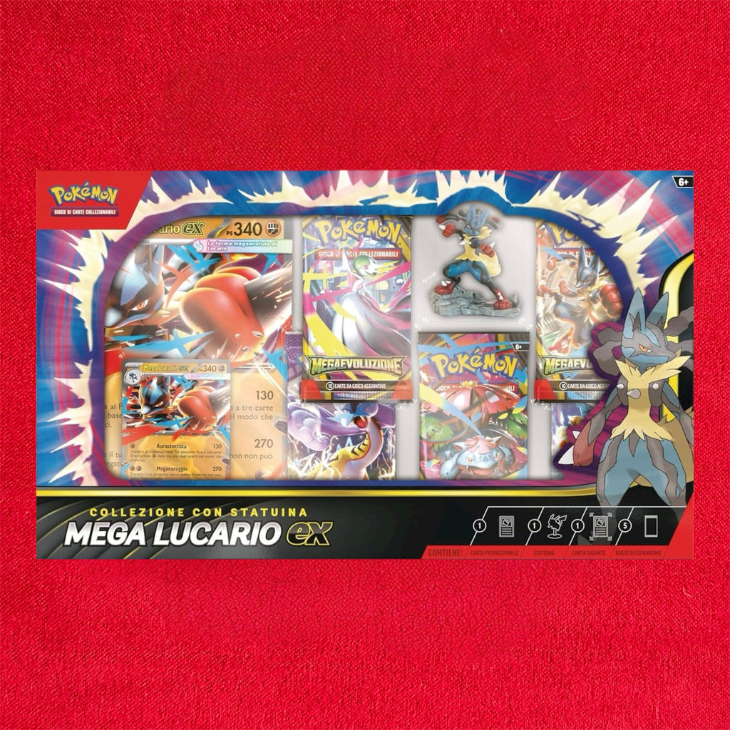 Pokemon - Megaevoluzione - Collezione con Statuina
Mega Lucario-EX - ITA