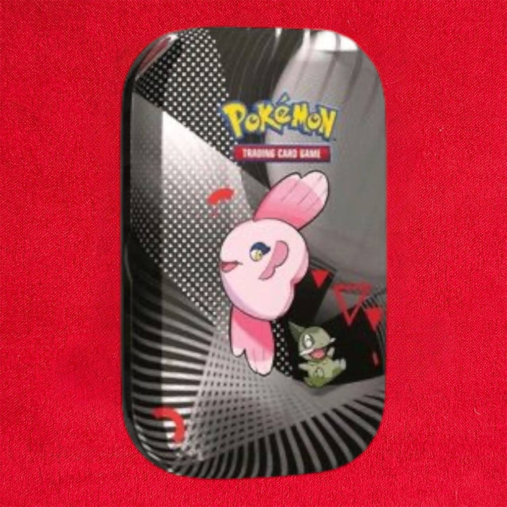 Mini Tin Pokémon Luce Nera e Fuoco Bianco x 1 - Artwork casuale