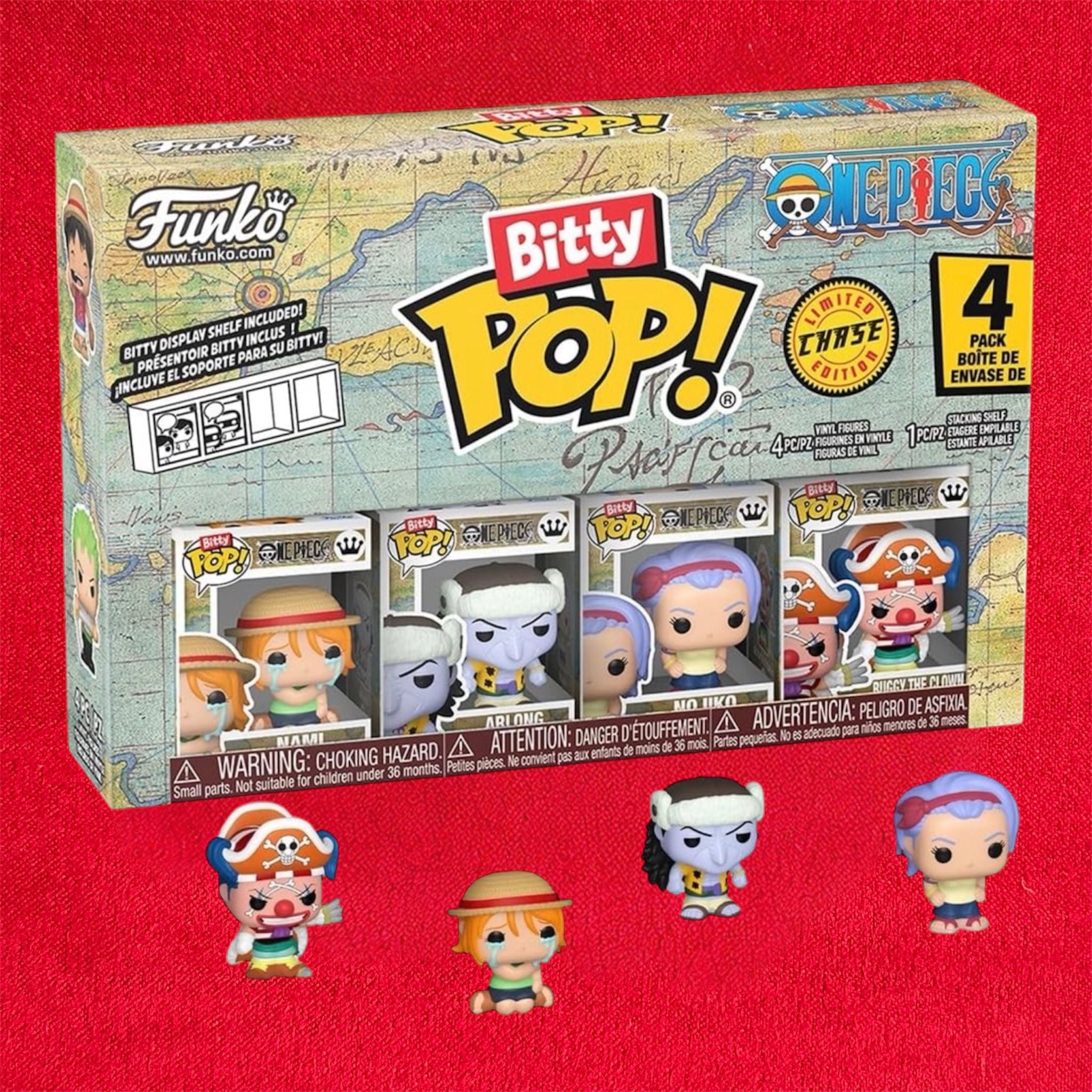 One Piece Funko Bitty Set Completo