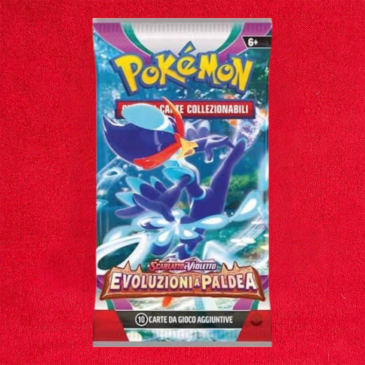 1 x Evoluzione a Paldea Bustina Carte Pokémon - Artwork casuale - ITALIANO