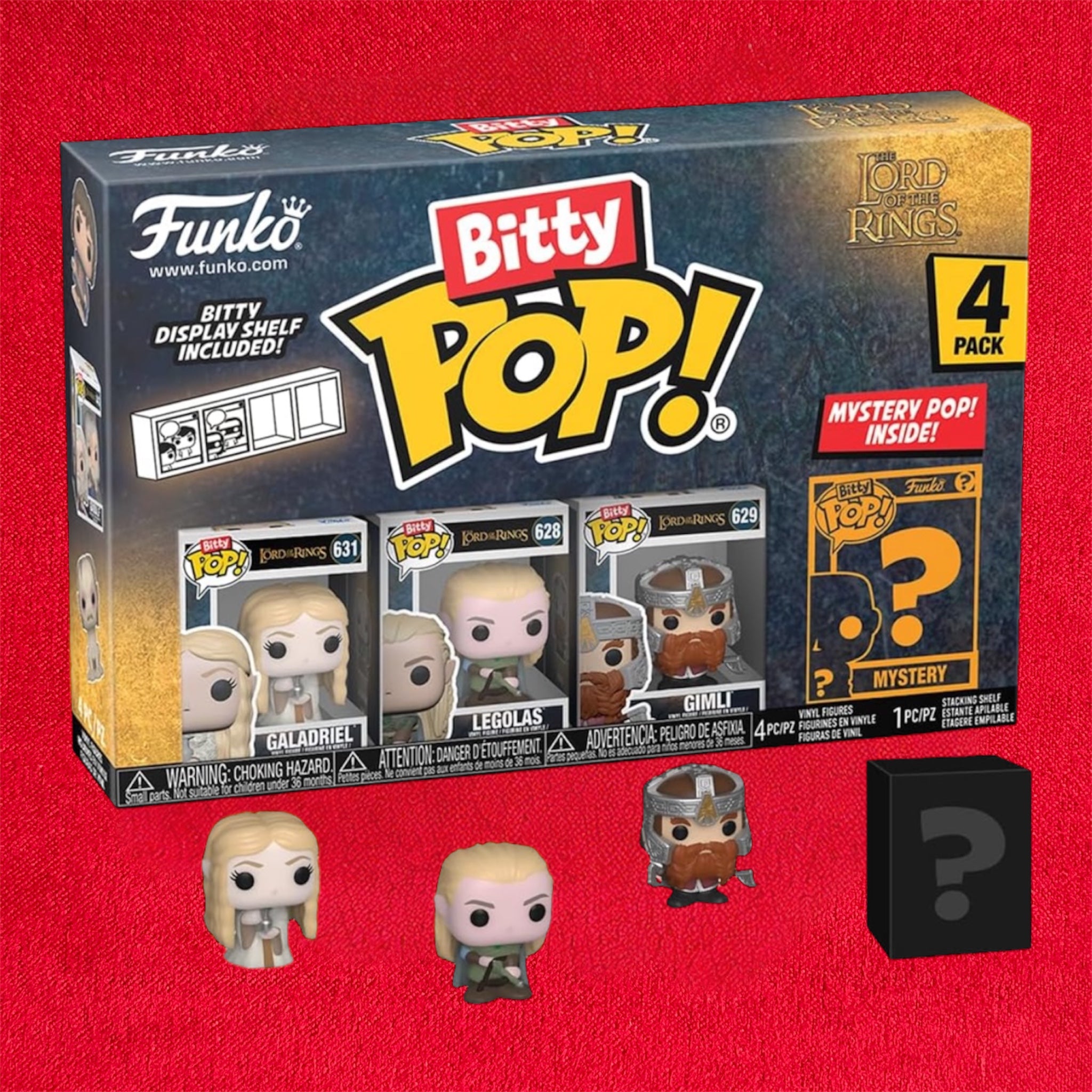 Bitty Lord of the Ring POP! Vinyl
Figure 4-Pack Galadriel 2,5 cm