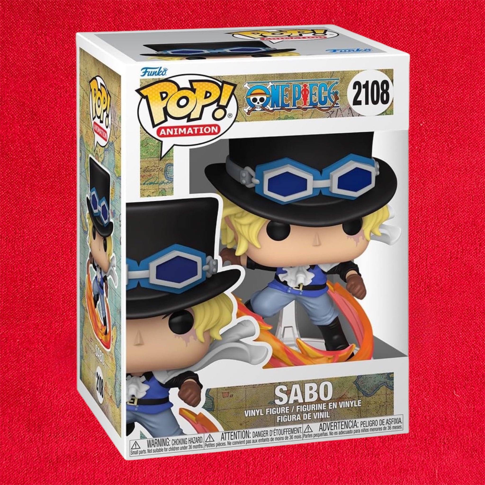 One Piece POP! Plus Viny!
Animation Figure Sabo 9 cm