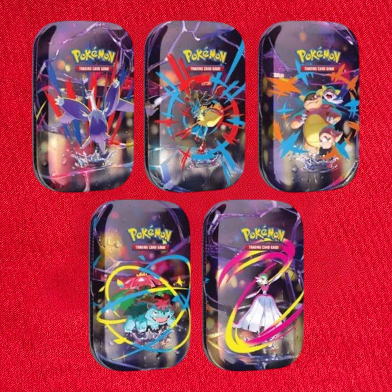 Mini Tin Pokémon Megaeroi x 1 - Artwork casuale