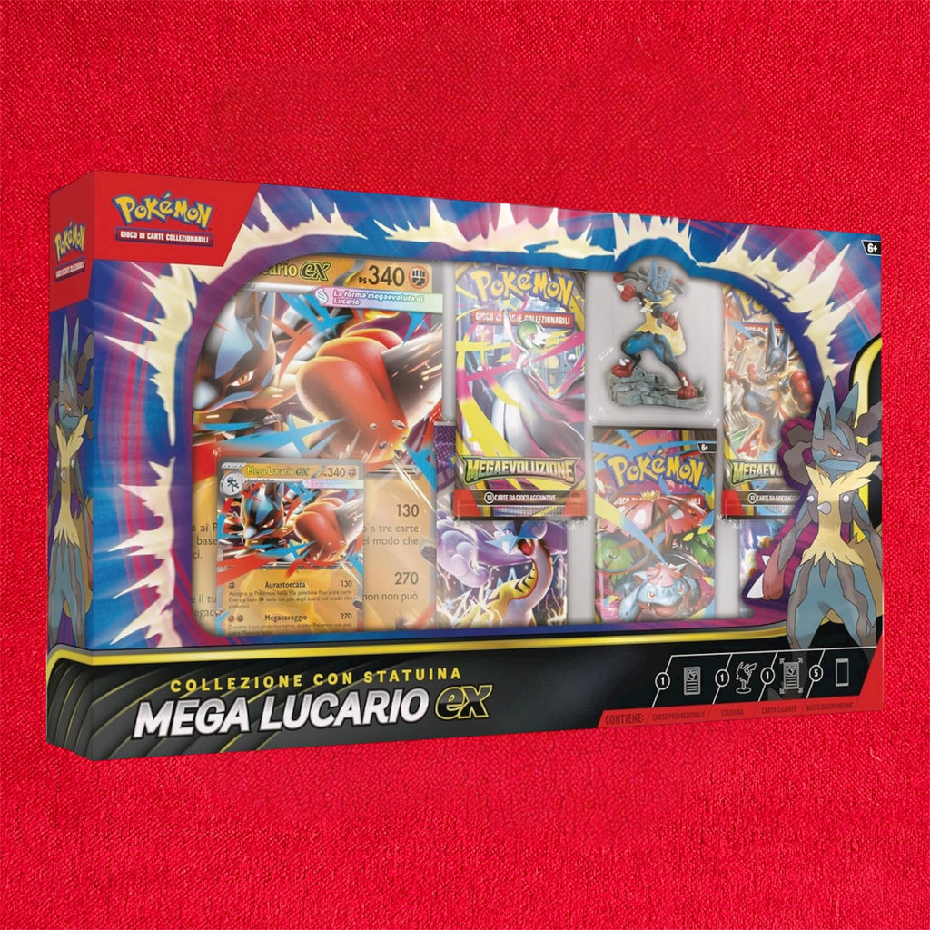 Pokemon - Megaevoluzione - Collezione con Statuina
Mega Lucario-EX - ITA