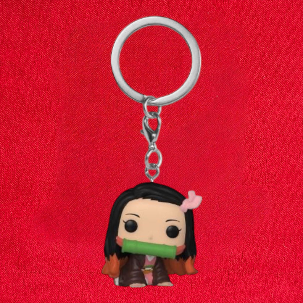 Portachiavi Demon Slayer Pocket POP! Vinyl Keychains 4 cm Nezuko