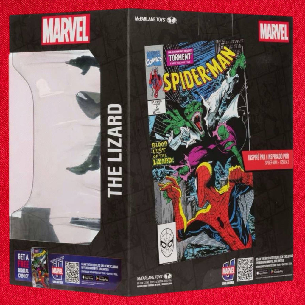 St Marvel Collection: Spiderm-Man the Lizard 18 cm