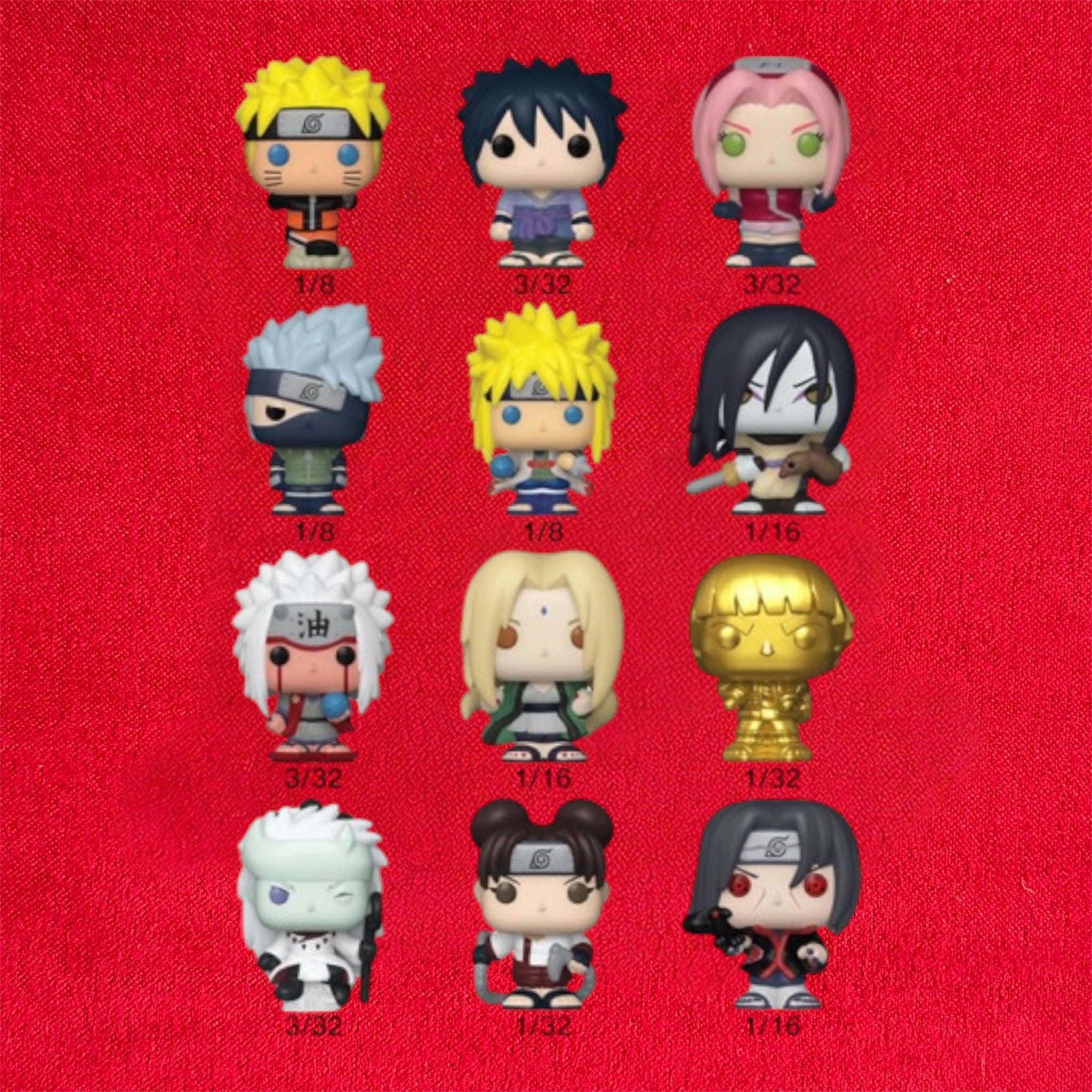 Bitty Naruto Shippuden POP! Figure Naruto Shippuden 2,5 cm 1 Pezzo