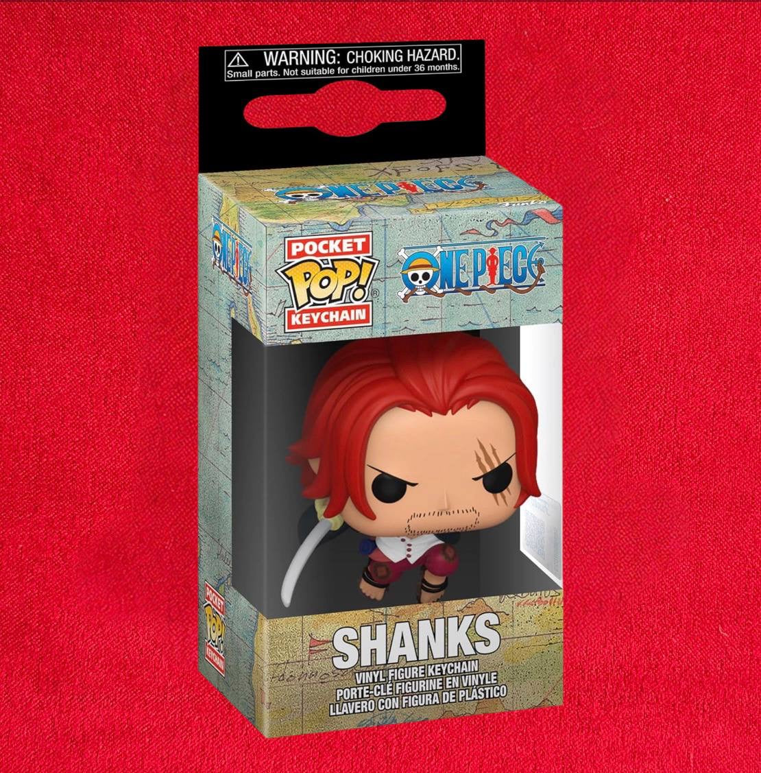 Portachiavi One Piece POP! Vinyl Keychains 4 cm Shanks