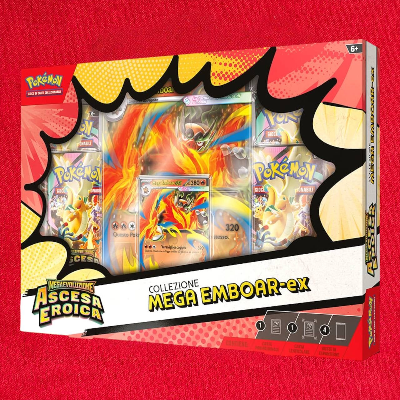 Pokemon Ascesa Eroica Collezione Emboar Italiano