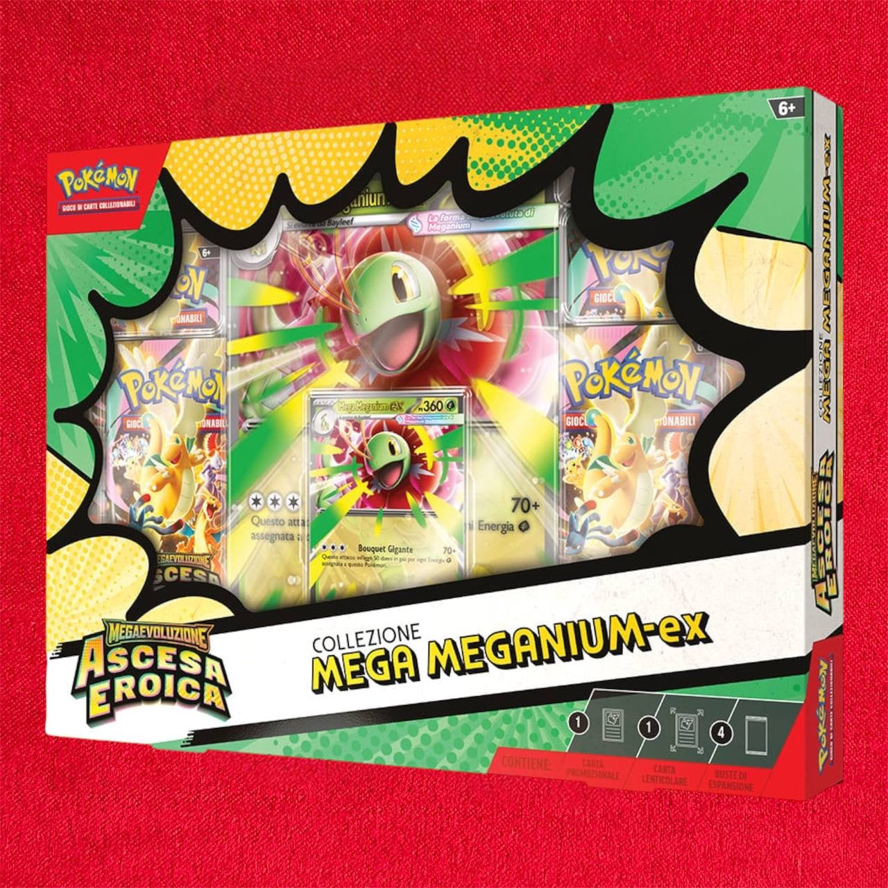 Pokemon Ascesa Eroica Collezione Meganium Italiano