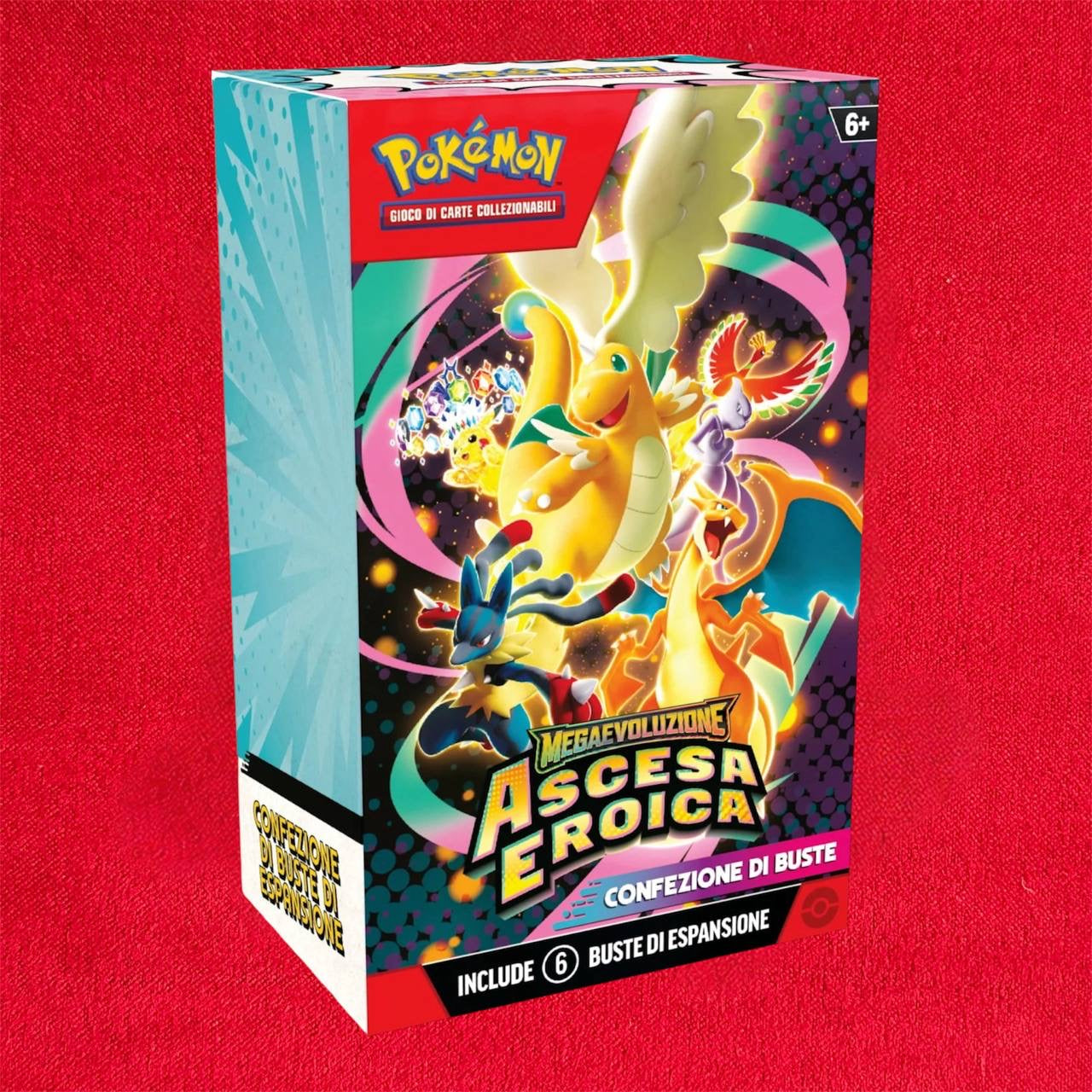 Pokémon Megaevoluzione - Bundle Ascesa Eroica (sei buste di espansione) ITALIANO