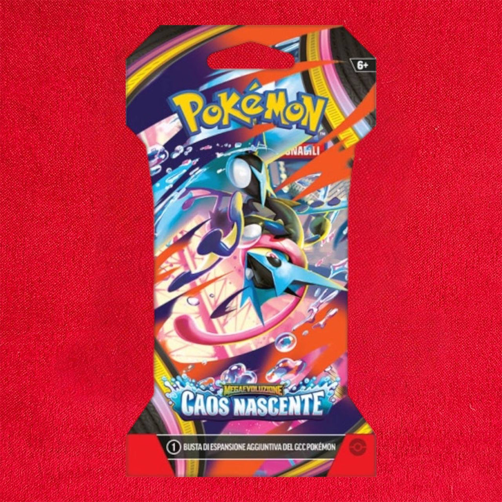 1 x Caos Nascente Megaevoluzioni Carte Pokémon - Artwork casuale